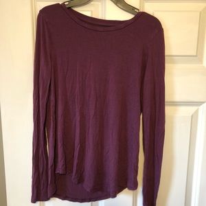 purple long sleeve